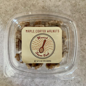 maple coated walnuts