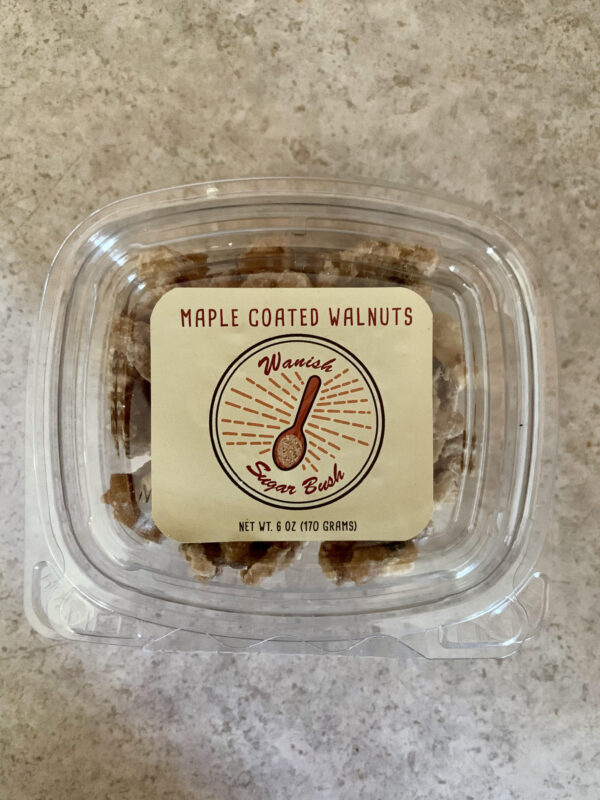 maple coated walnuts